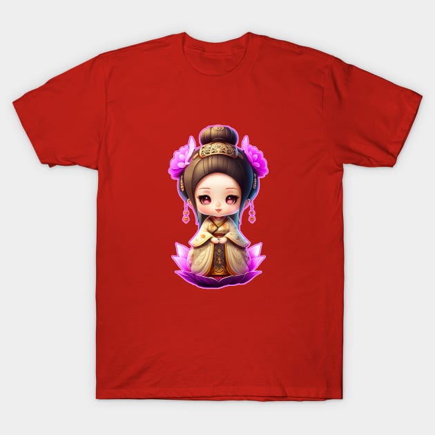 Quan yin goddess T-Shirt by nansshu29